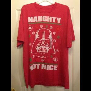 NWOT Christmas Darth Vader Tshirt